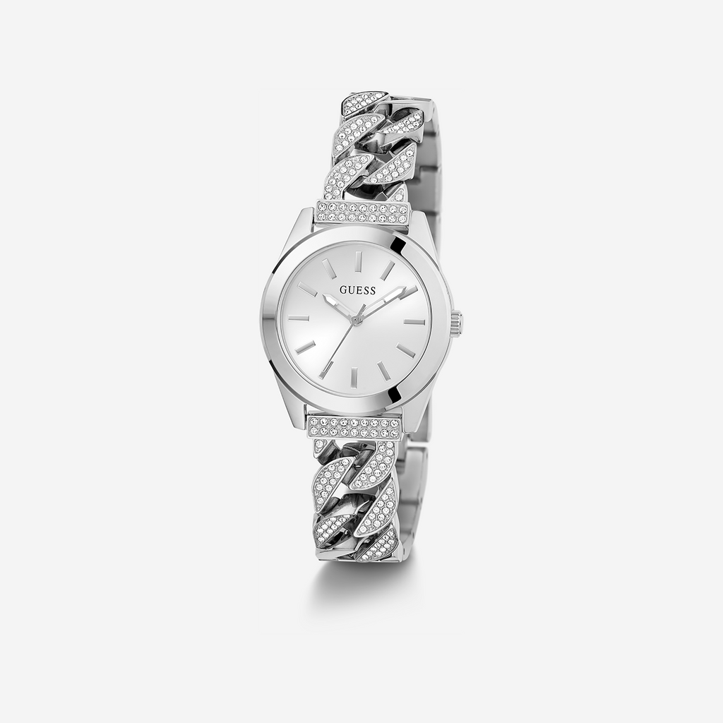 GUESS GW0546L1 - ELEGANT SOPHISTICATION - Women's Silver Stainless Steel Watch with White Dial-i-Watch-4