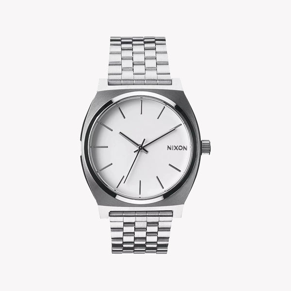 Nixon Men's Silver Stainless Steel Watch | A045-100 by i-watch