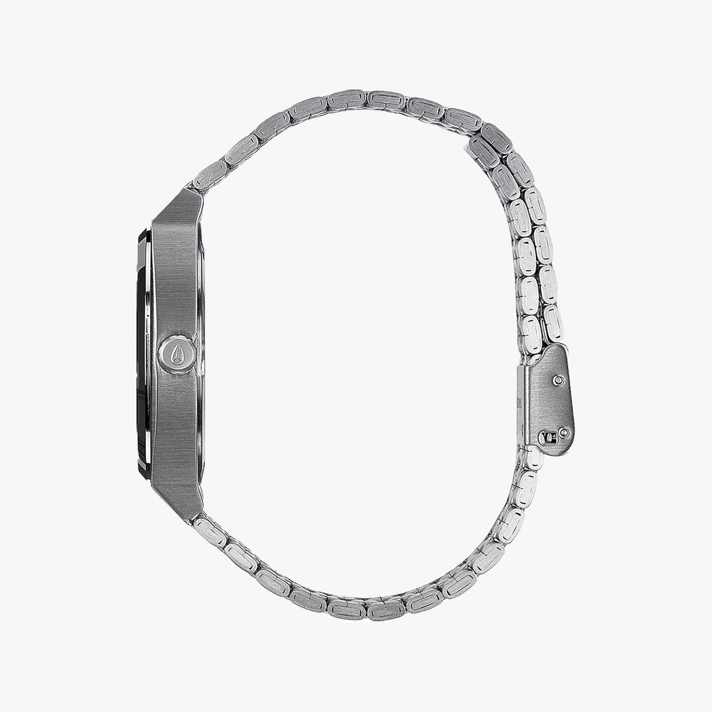 Nixon Men's Silver Stainless Steel Watch | A045-100
