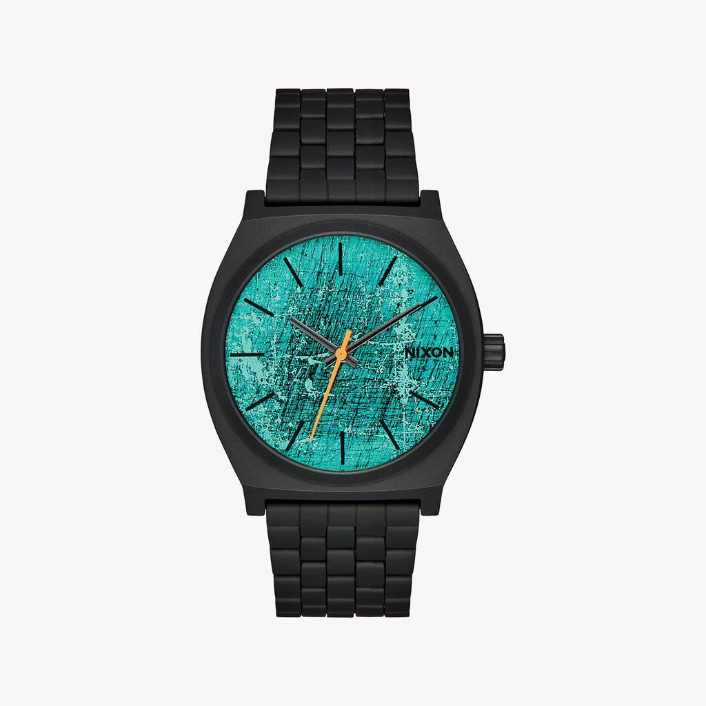 Nixon Unisex Black Stainless Steel & Blue Dial Watch | A045-5303