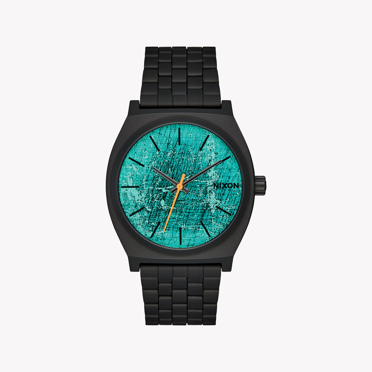 Nixon Unisex Black Stainless Steel & Blue Dial Watch | A045-5303