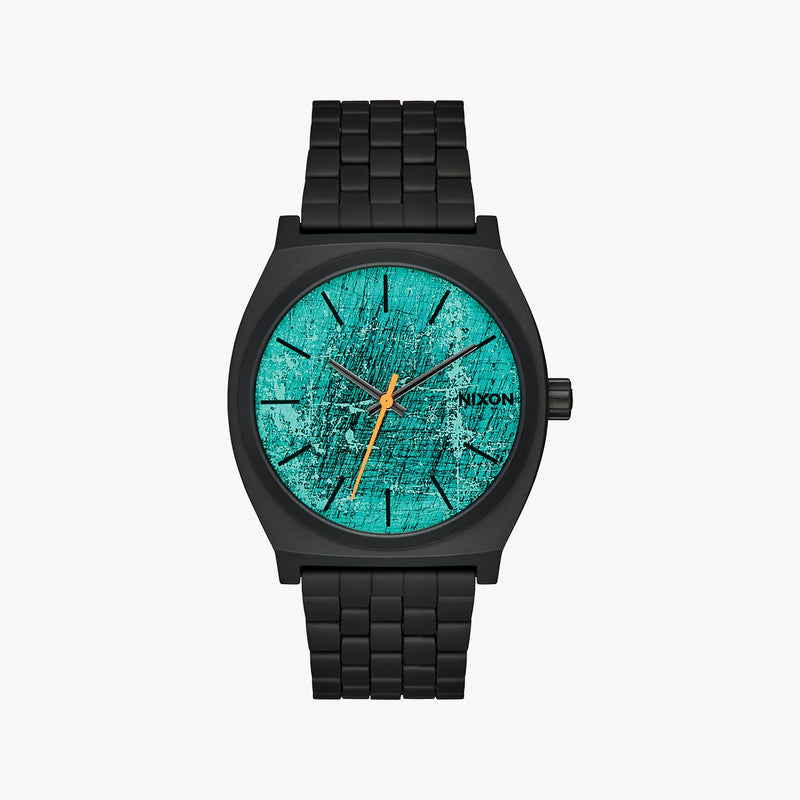 Nixon Unisex Black Stainless Steel & Blue Dial Watch | A045-5303 by i-watch