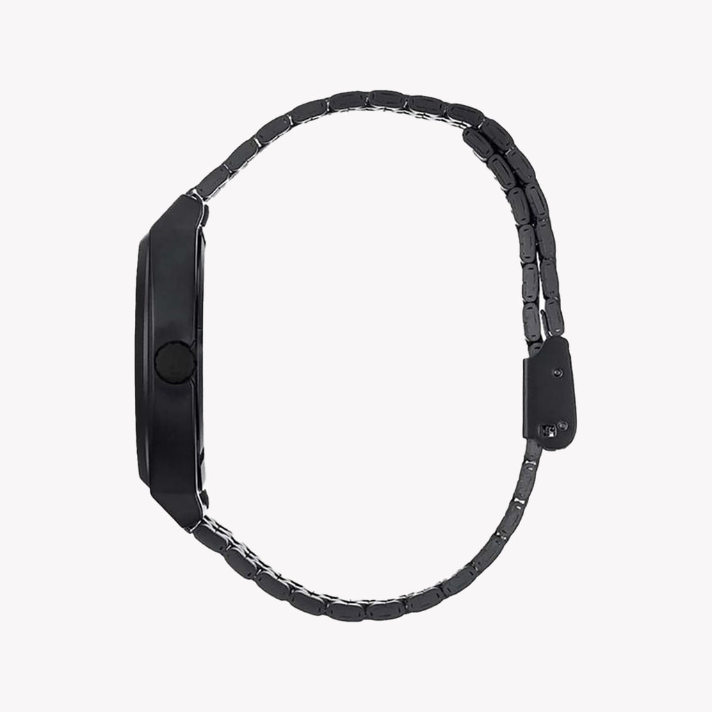 Nixon Unisex Black Stainless Steel & Blue Dial Watch | A045-5303