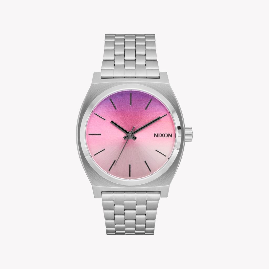 NIXON Unisex Silver Stainless Steel, Multicolor Dial | A045-5356