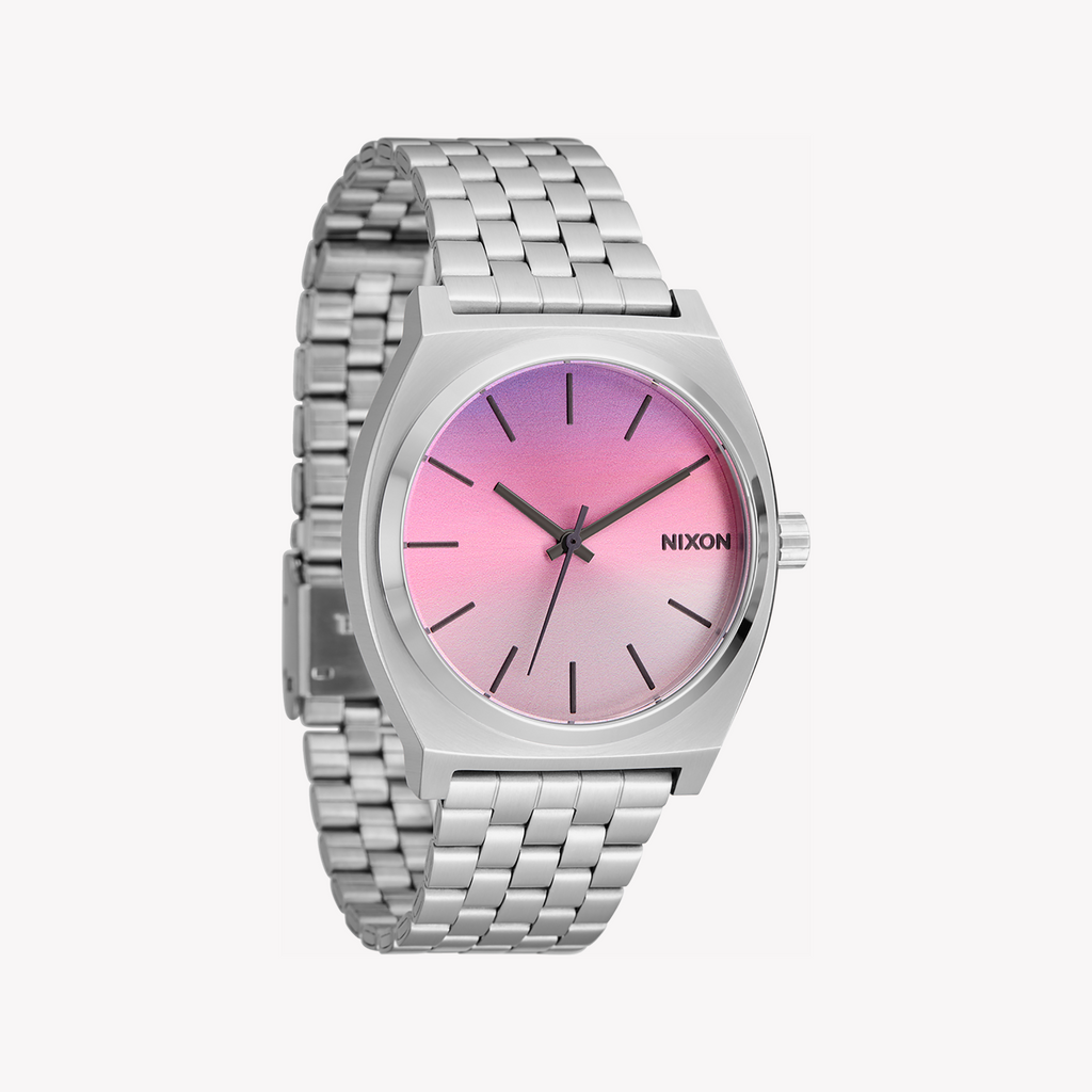 NIXON Unisex Silver Stainless Steel, Multicolor Dial | A045-5356