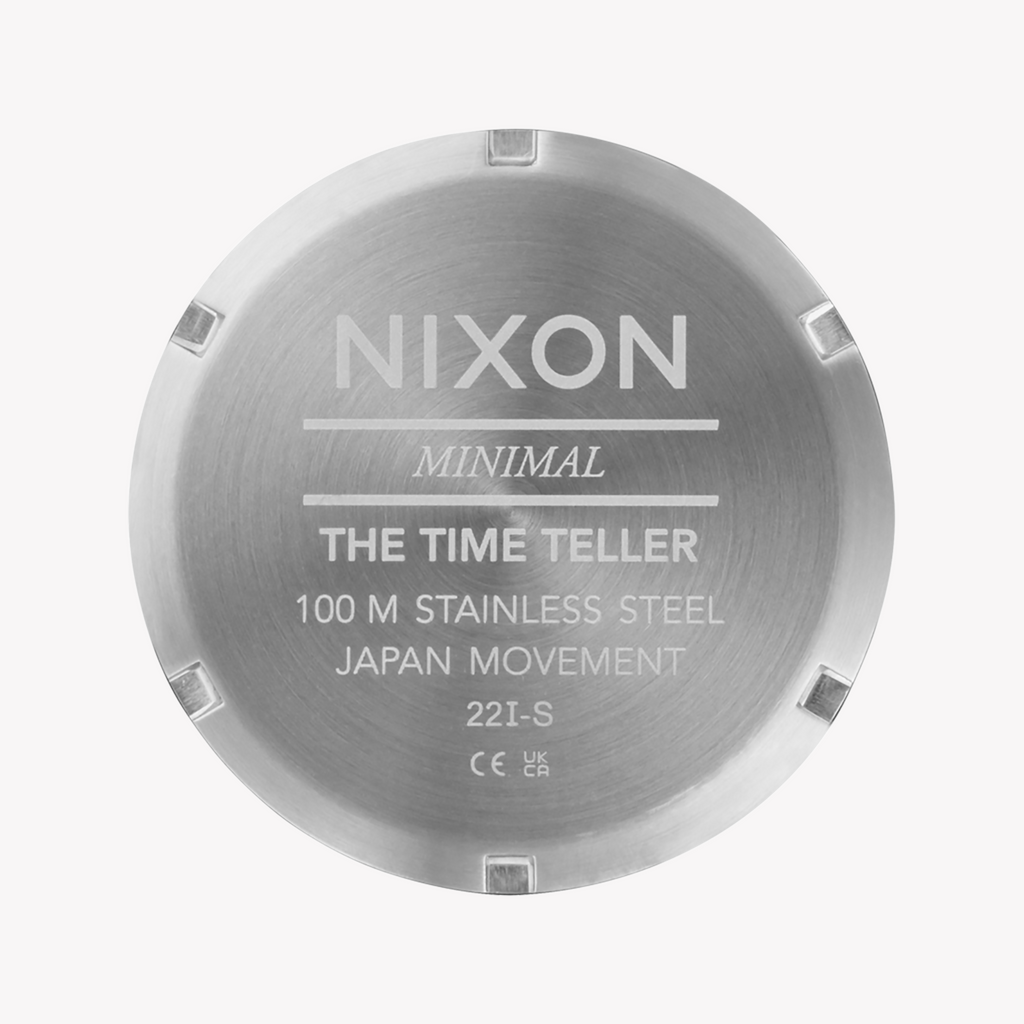 NIXON Unisex Silver Stainless Steel, Multicolor Dial | A045-5356