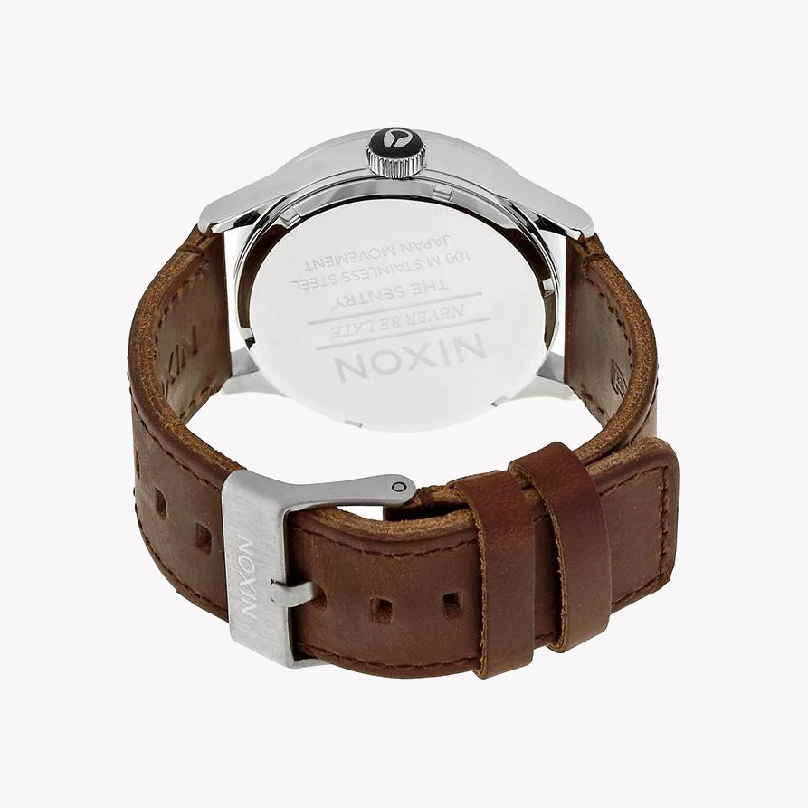 Nixon Men's Stainless/Brown Watch | Model A105-1113