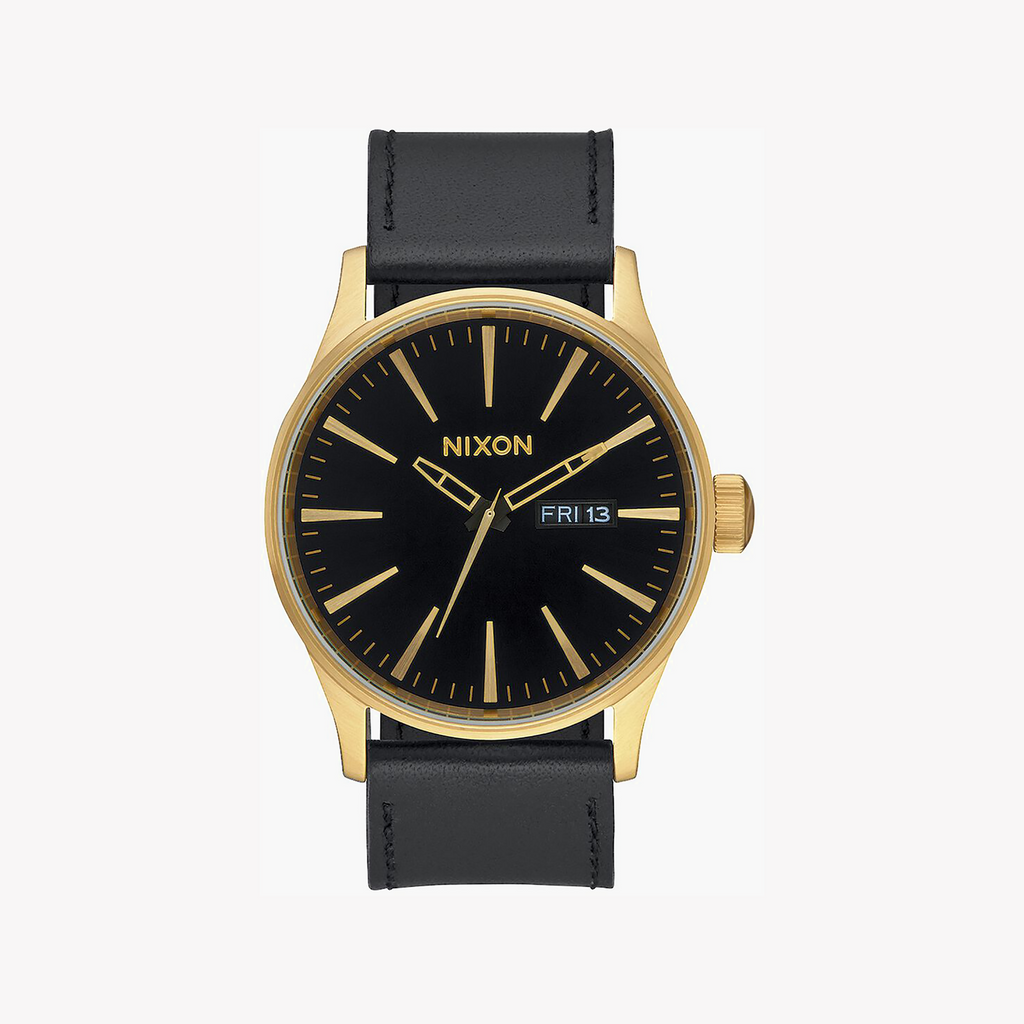 Nixon Men's Gold/Black Quartz Watch | A105-513