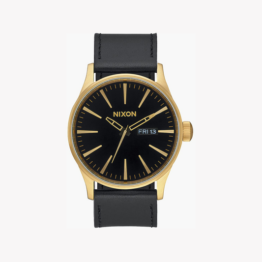 Nixon Men's Gold/Black Quartz Watch | A105-513