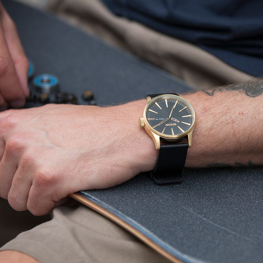 Nixon Men's Gold/Black Quartz Watch | A105-513