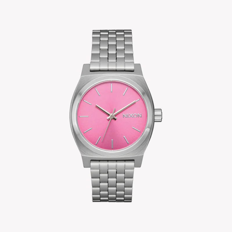 Nixon Unisex Silver & Pink Quartz Watch | A1130-2719 by i-watch