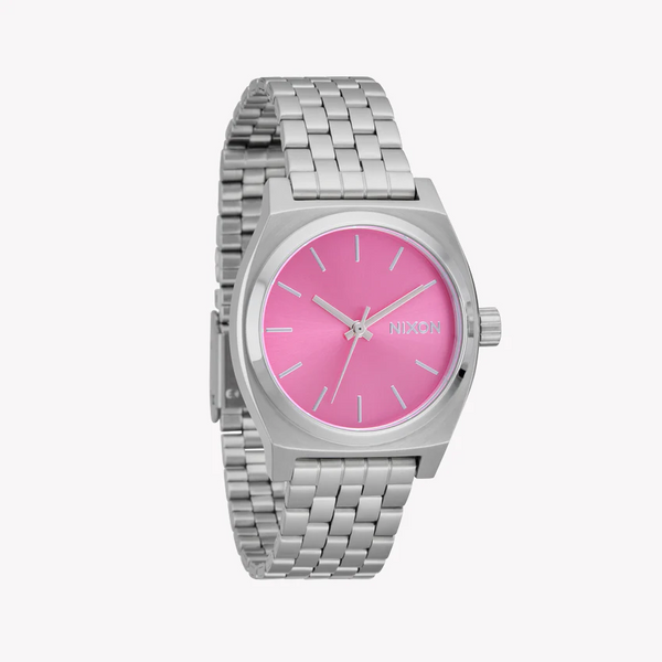 Nixon Unisex Silver & Pink Quartz Watch | A1130-2719 by i-watch