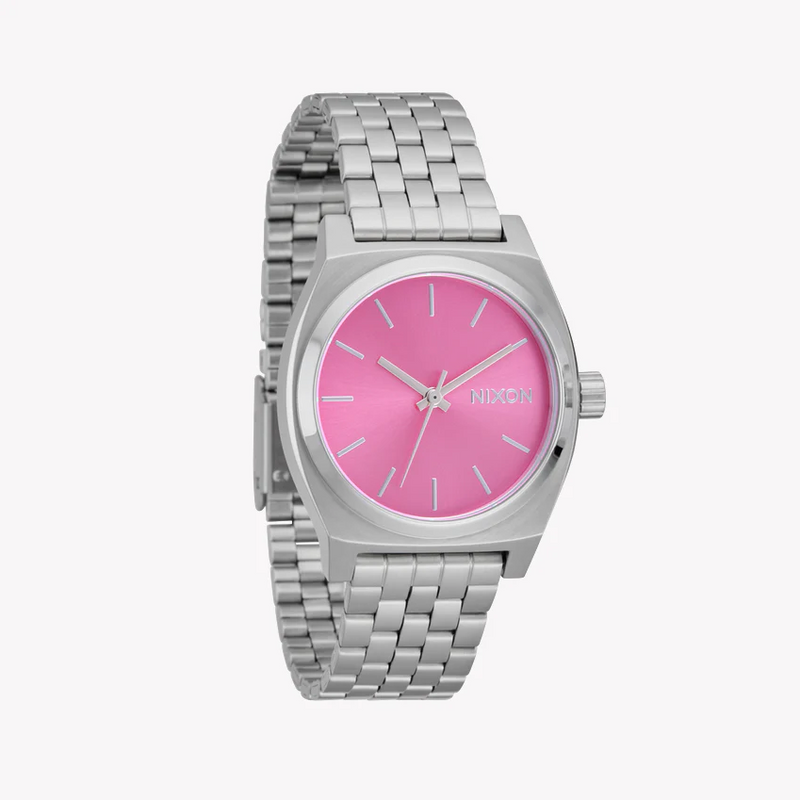 Nixon Unisex Silver & Pink Quartz Watch | A1130-2719 by i-watch