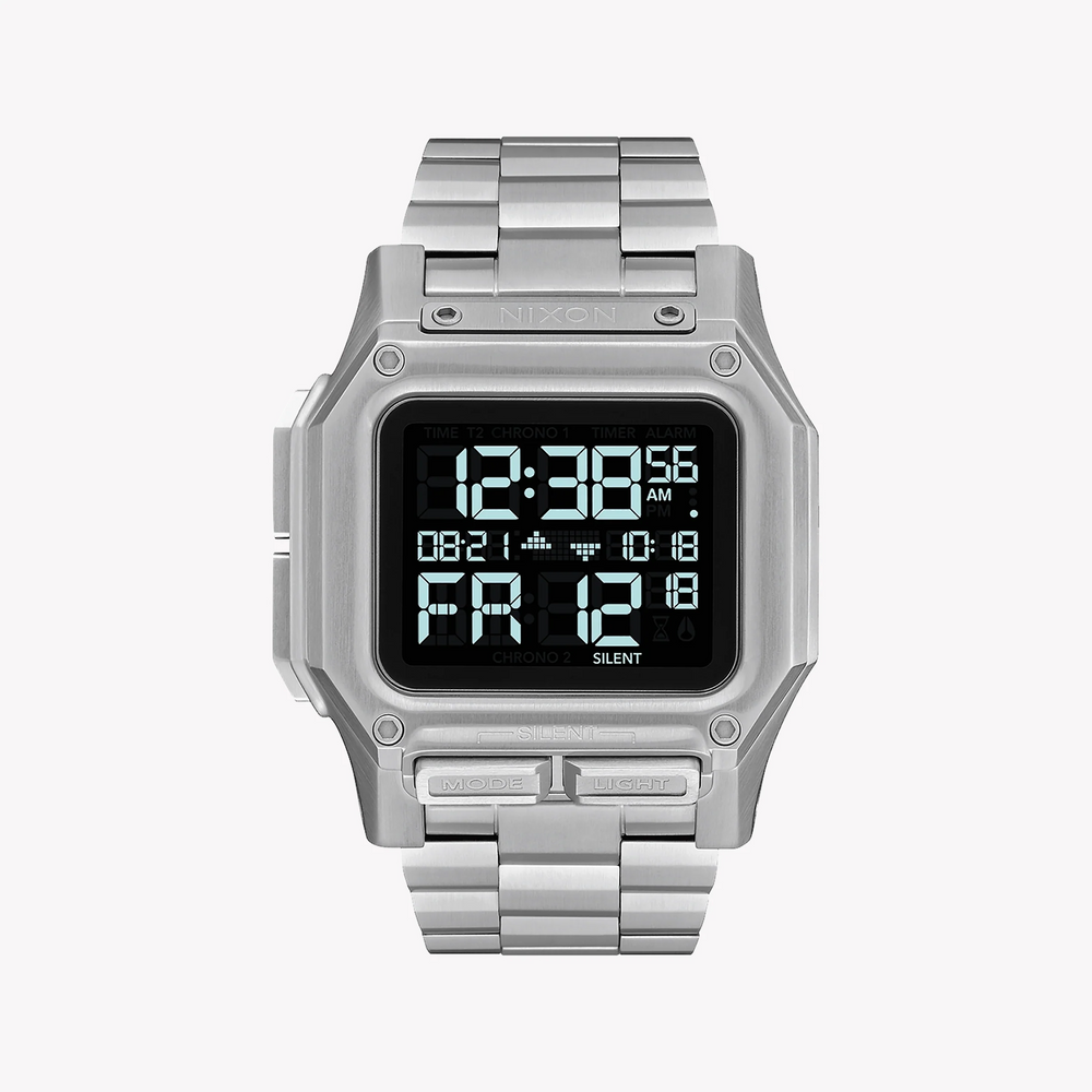 Nixon Men's Silver Stainless Steel Watch | A1268-000 by i-watch