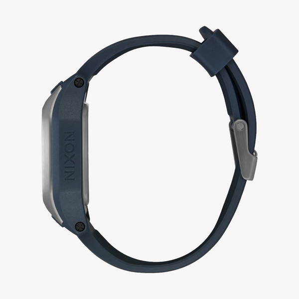 Nixon Men's Silver/Blue Resin Watch | A1308-2889 by i-watch