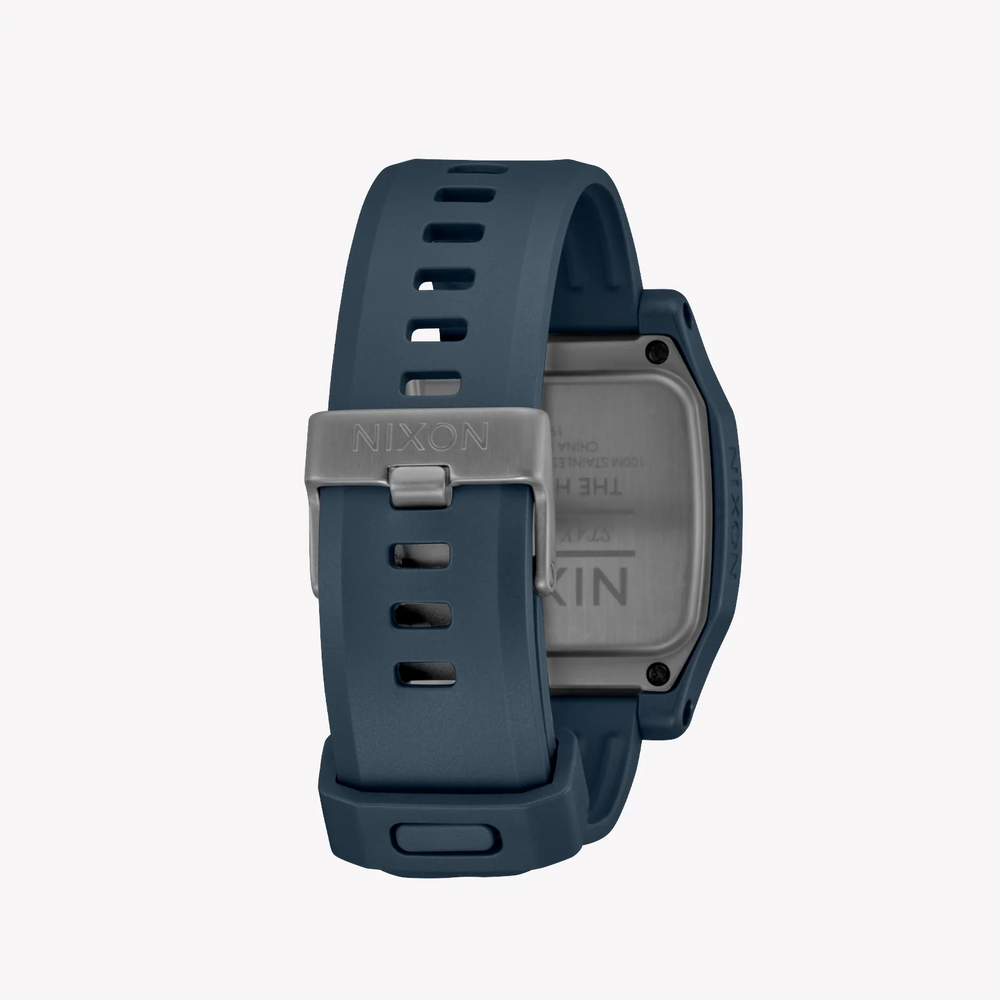 Nixon Men's Silver/Blue Resin Watch | A1308-2889 by i-watch