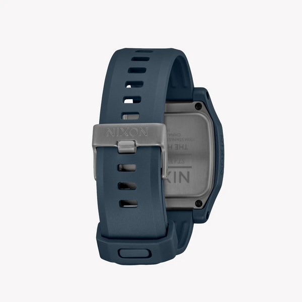 Nixon Men's Silver/Blue Resin Watch | A1308-2889 by i-watch