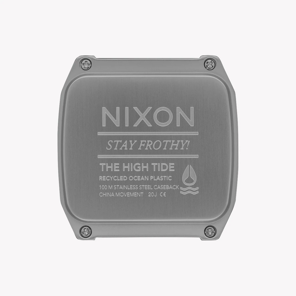 Nixon Men's Silver/Blue Resin Watch | A1308-2889 by i-watch