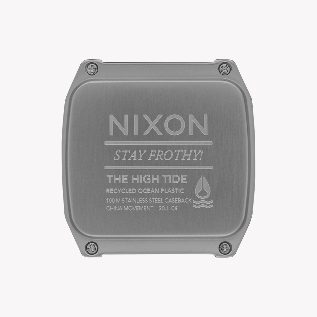 Nixon Men's Silver/Blue Resin Watch | A1308-2889