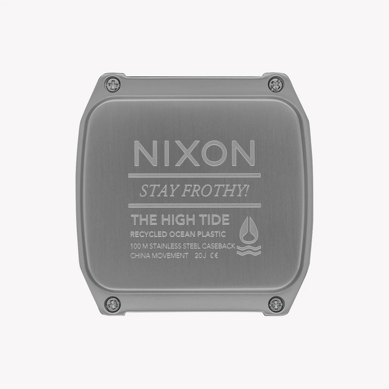 Nixon Men's Silver/Blue Resin Watch | A1308-2889 by i-watch