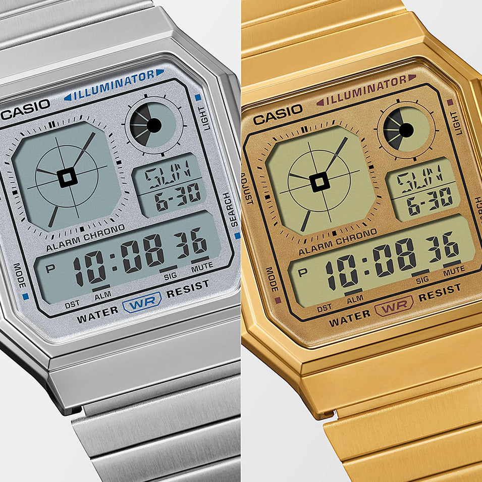 Casio Unisex Gold Stainless Steel Watch | A130weg-9aef