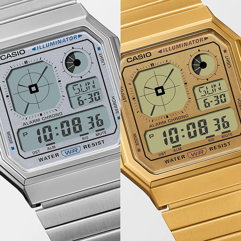 Casio Unisex Gold Stainless Steel Watch | A130weg-9aef