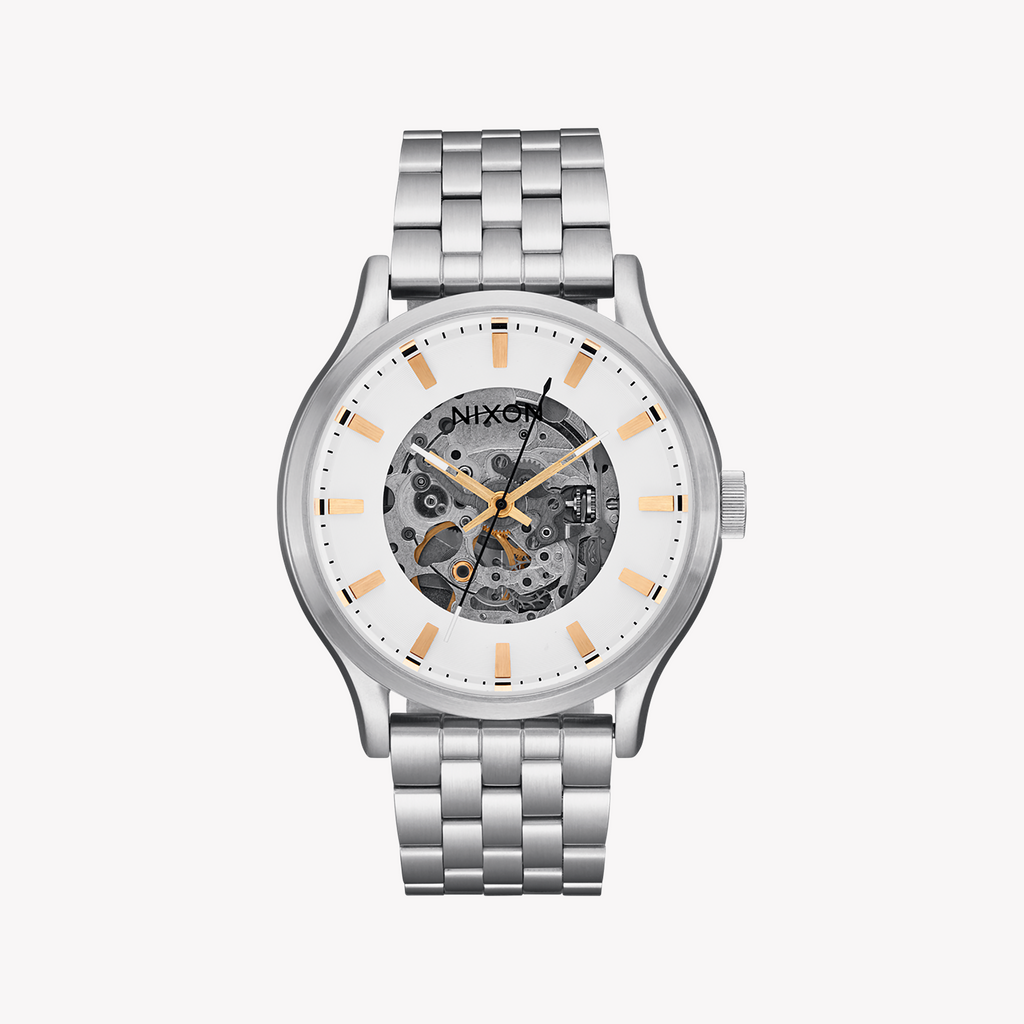 Nixon Men's Silver Stainless Steel Watch | A1323-179