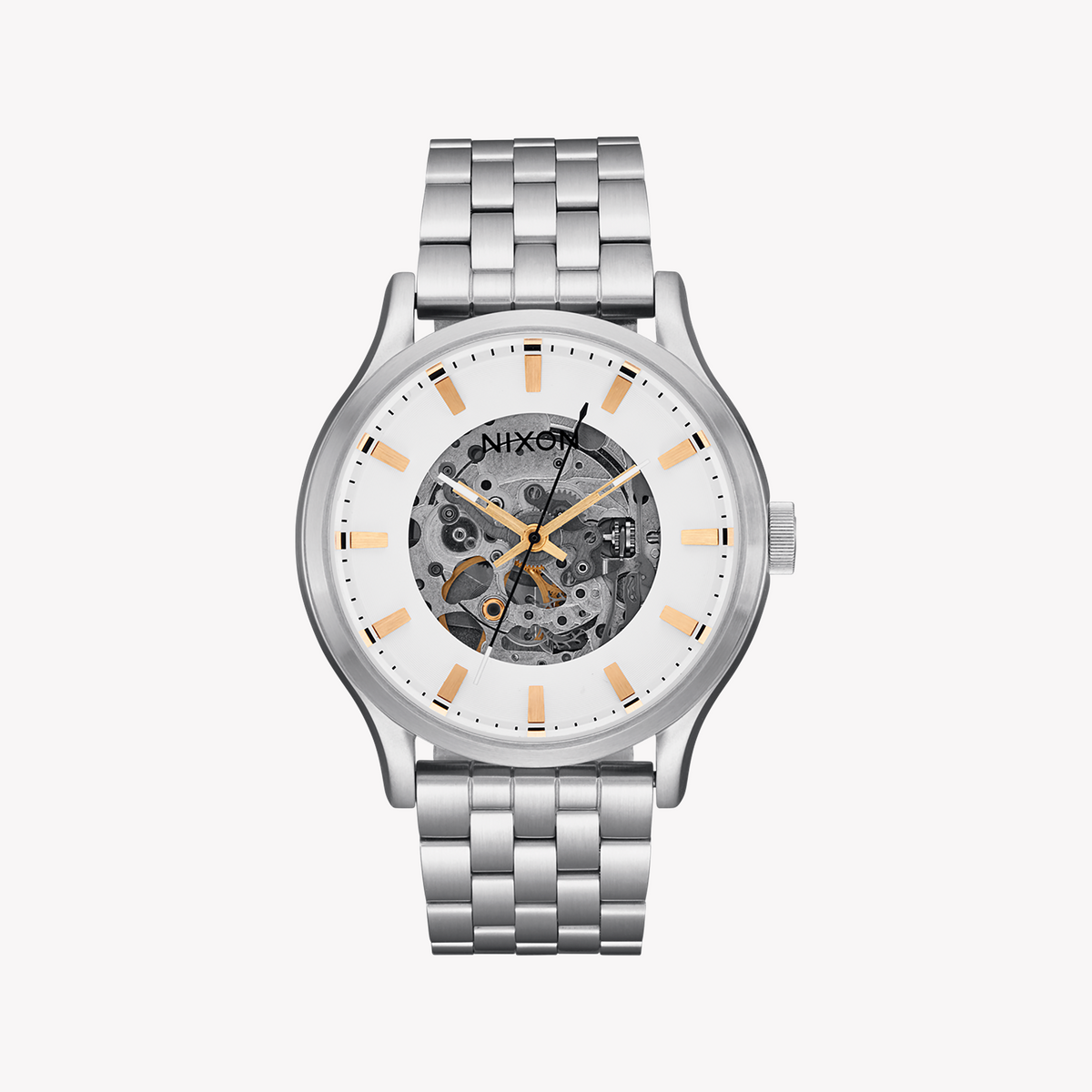 Nixon Men's Silver Stainless Steel Watch | A1323-179