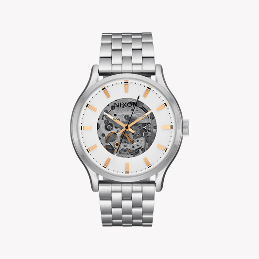 Nixon Men's Silver Stainless Steel Watch | A1323-179
