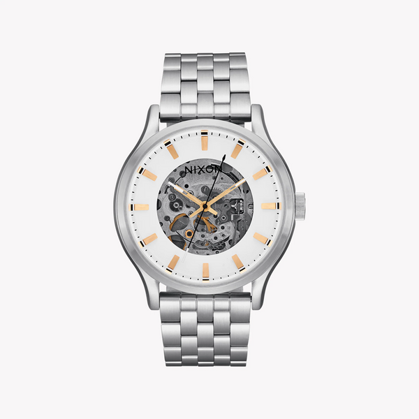 Nixon Men's Silver Stainless Steel Watch | A1323-179 by i-watch