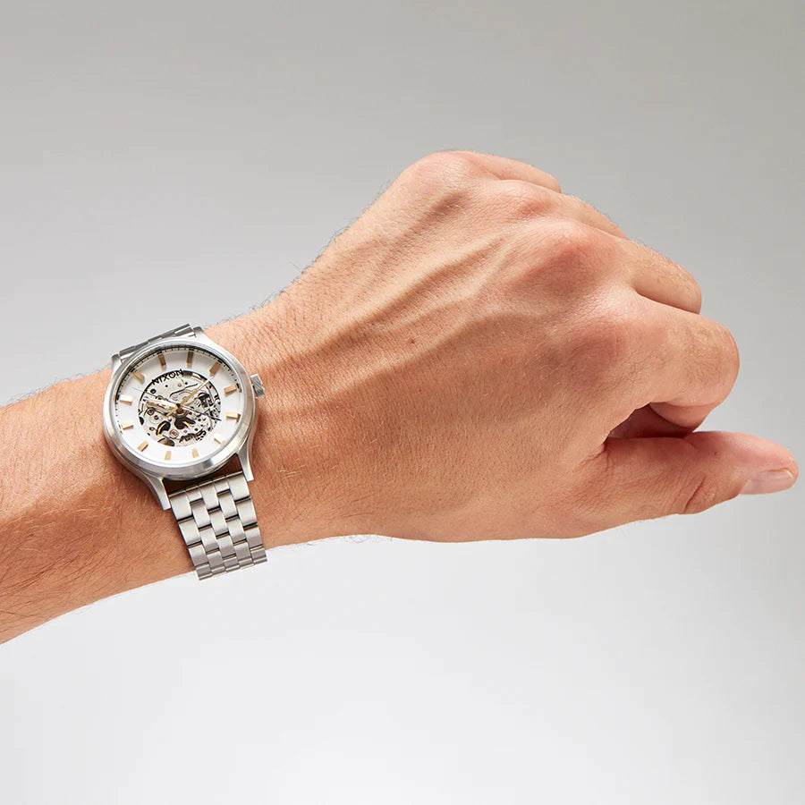 Nixon Men's Silver Stainless Steel Watch | A1323-179 by i-watch