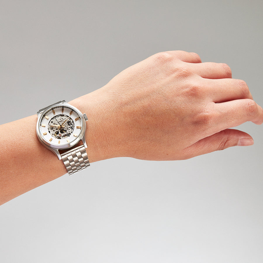 Nixon Men's Silver Stainless Steel Watch | A1323-179