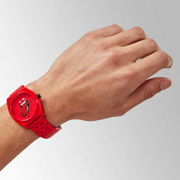 Nixon Unisex Red Stainless Steel Watch | A1356-191 by i-watch