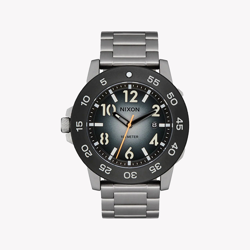 Nixon Unisex Stainless Steel Black/Silver | A1414-5306 Watch by i-watch