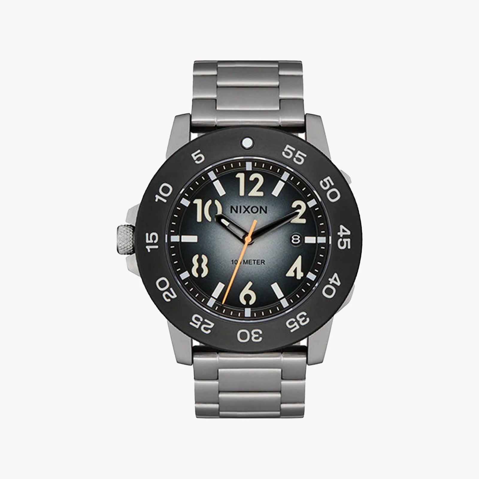 Nixon Unisex Stainless Steel Black/Silver | A1414-5306 Watch by i-watch