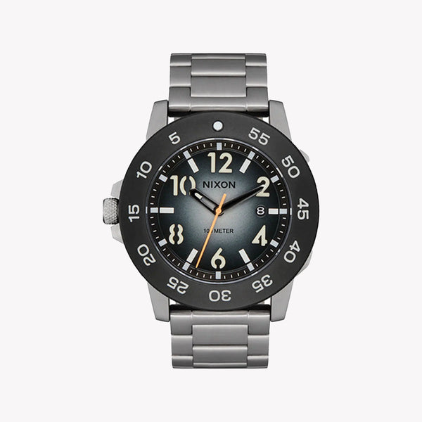 Nixon Unisex Stainless Steel Black/Silver | A1414-5306 Watch by i-watch