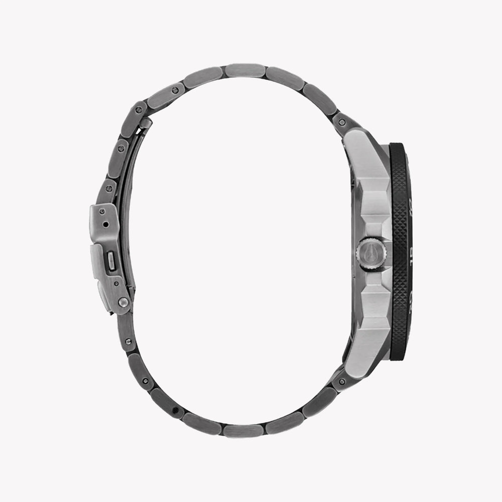 Nixon Unisex Stainless Steel Black/Silver | A1414-5306 Watch by i-watch