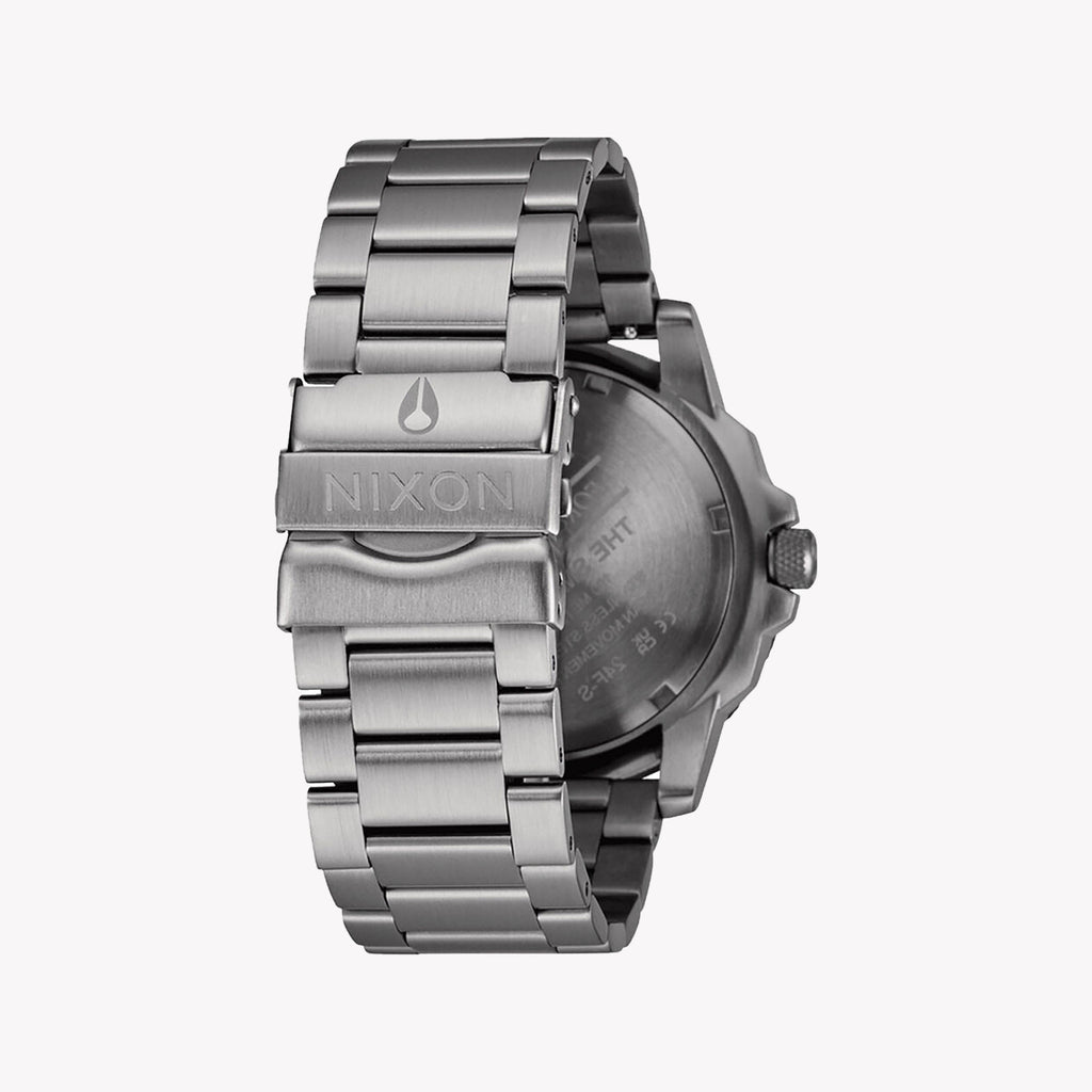 Nixon Unisex Stainless Steel Black/Silver | A1414-5306 Watch