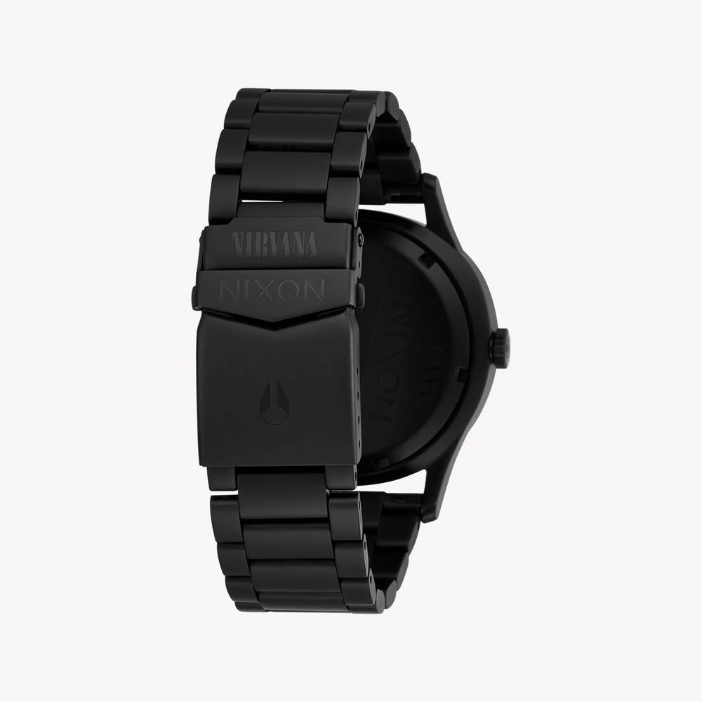 NIXON Unisex Black Stainless Steel & Blue Dial Watch | A1417-5367 by i-watch