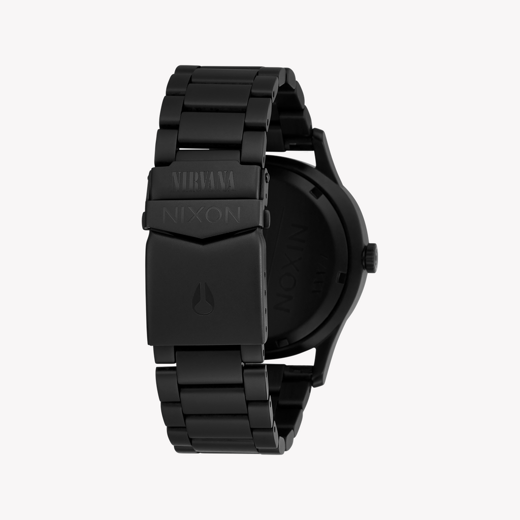 NIXON Unisex Black Stainless Steel & Blue Dial Watch | A1417-5367