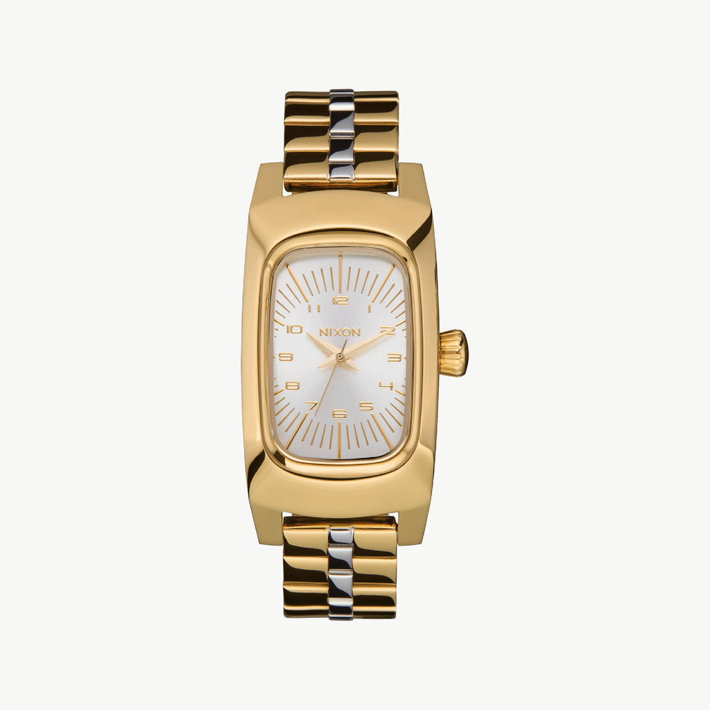 Nixon Women's Gold/Silver Stainless Watch | A1441-5324