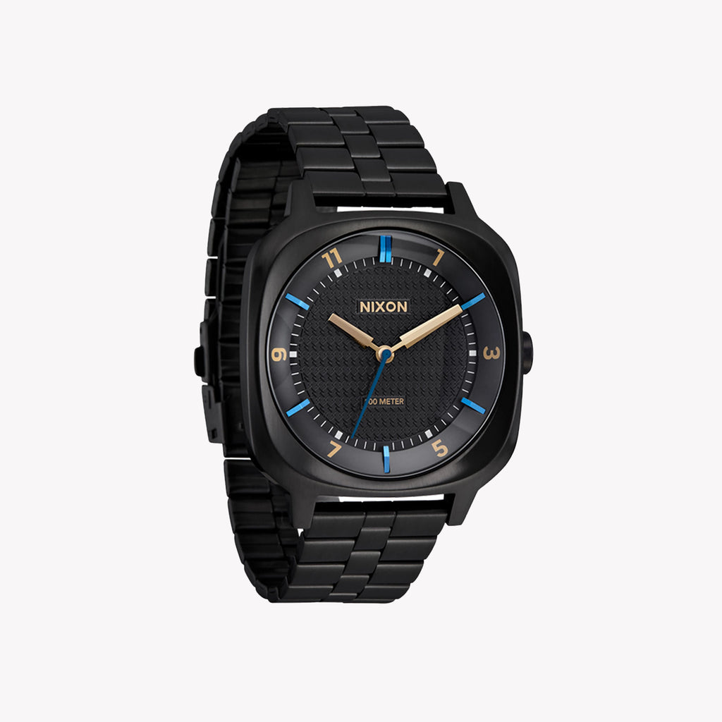 NIXON Men's Black Stainless Steel Watch A1444-5346 | Stylish Timepiece