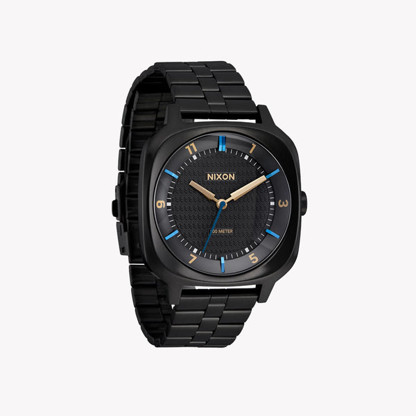 NIXON Men's Black Stainless Steel Watch A1444-5346 | Stylish Timepiece