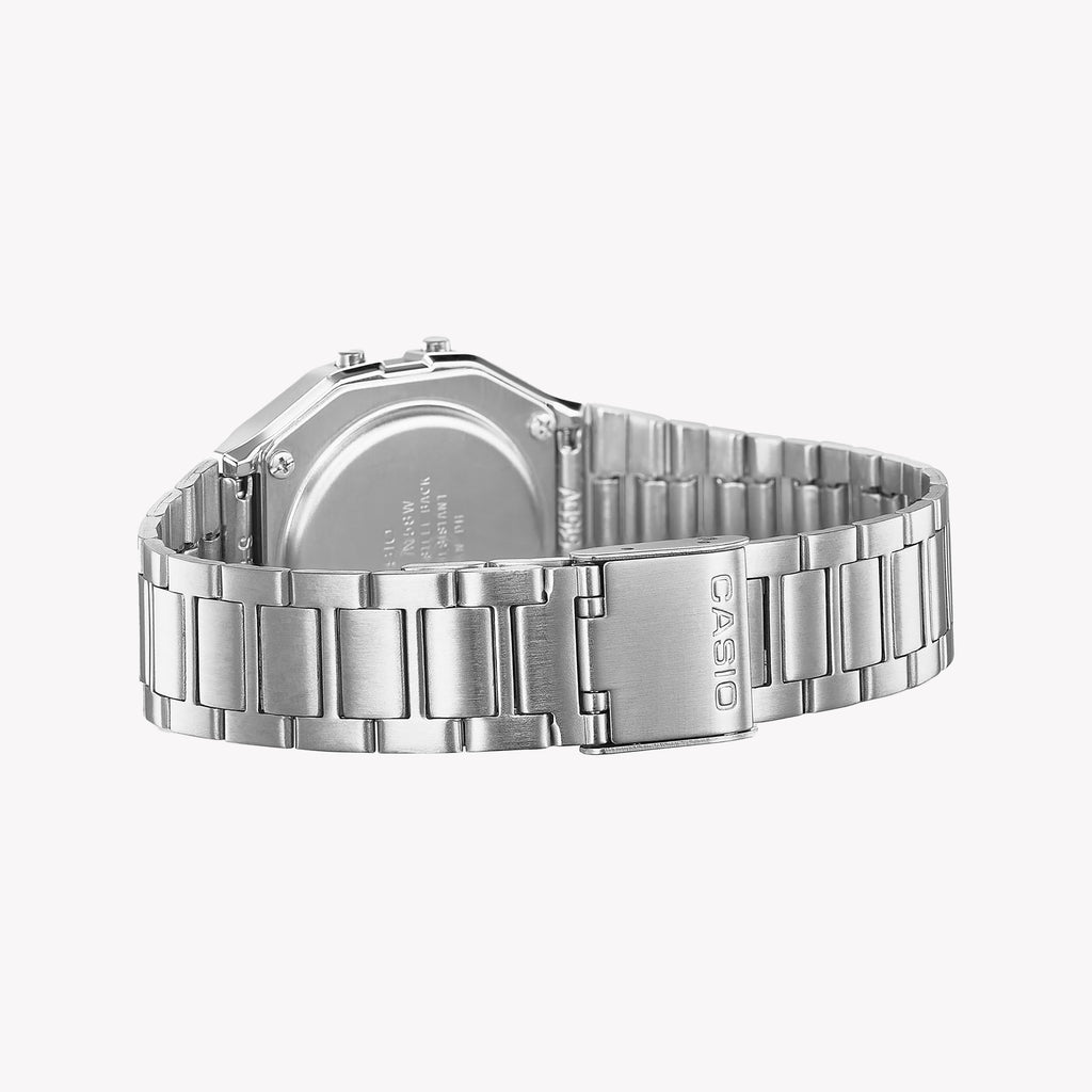 Casio A158wa-1df Adventure Time - Stylish Digital Watch With Sleek Silver Finish