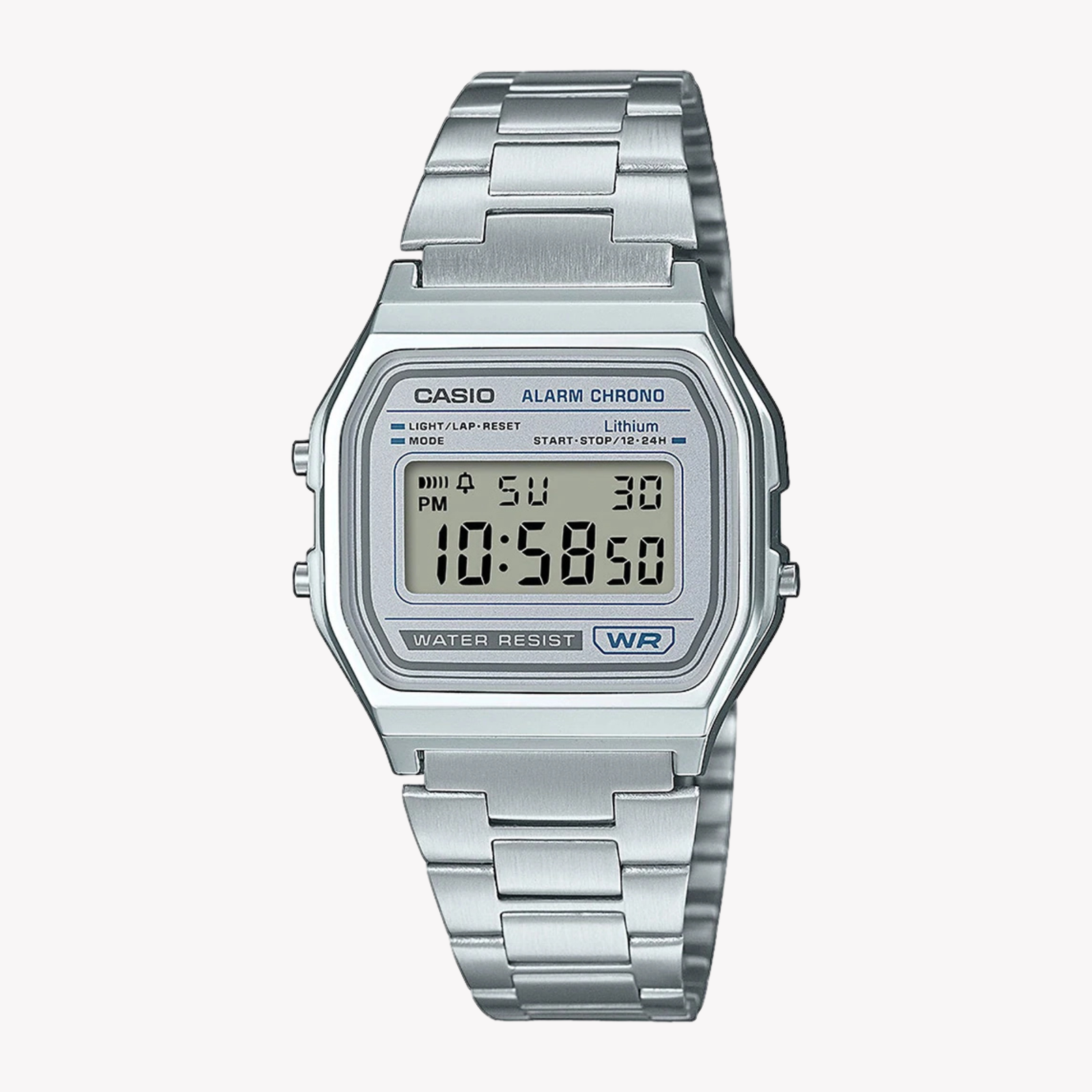 Casio Vintage Retro Digital Bracelet Watch A158WEA-7EF