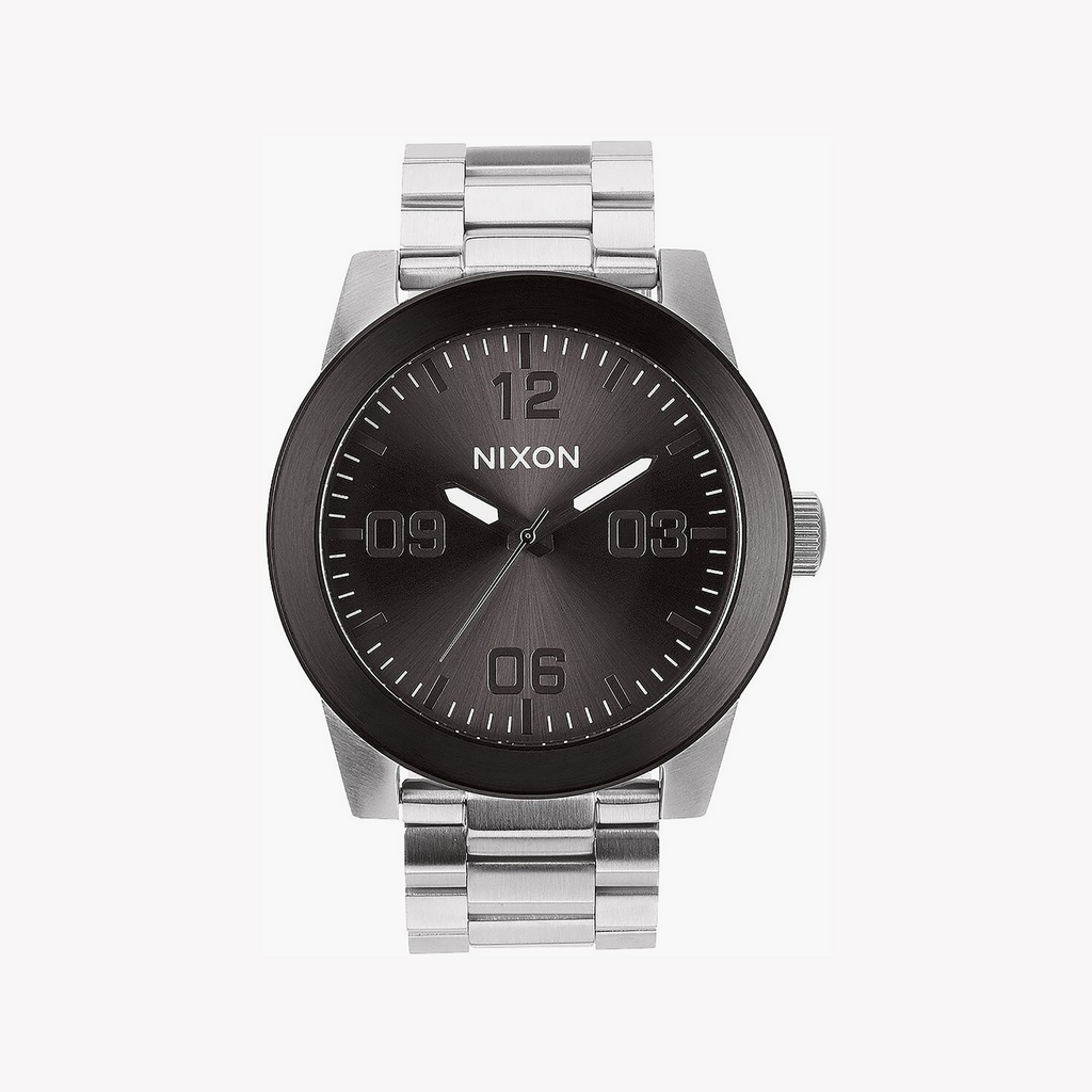 Nixon Men's Stainless Steel Black/Silver Watch | A346-1762