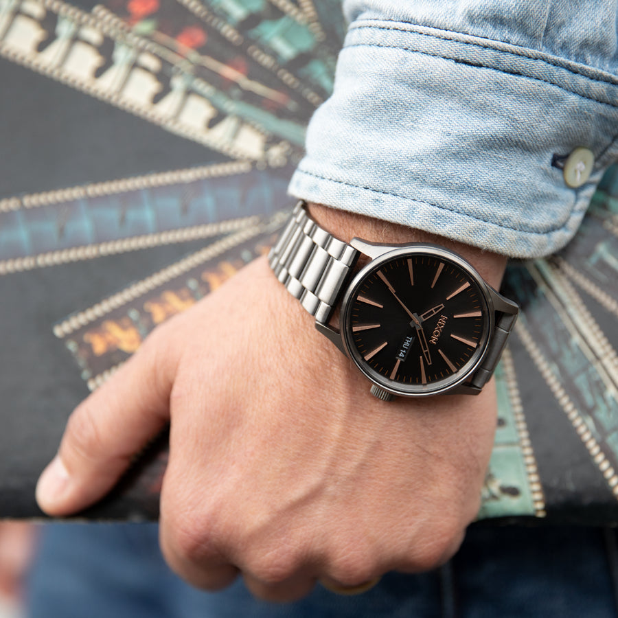 Nixon Men's Black Stainless Steel Watch | A356-1041