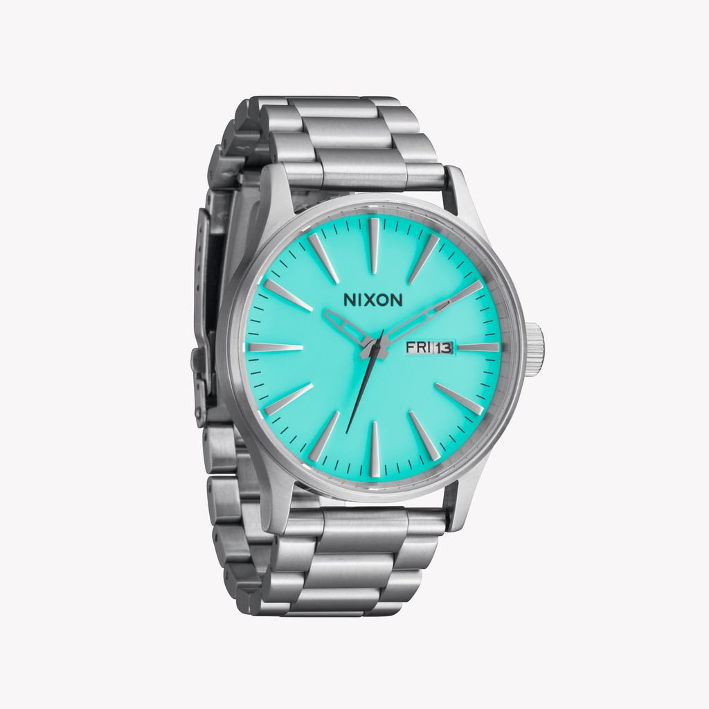 Nixon Men's Stainless Steel, Blue Dial | A356-2084