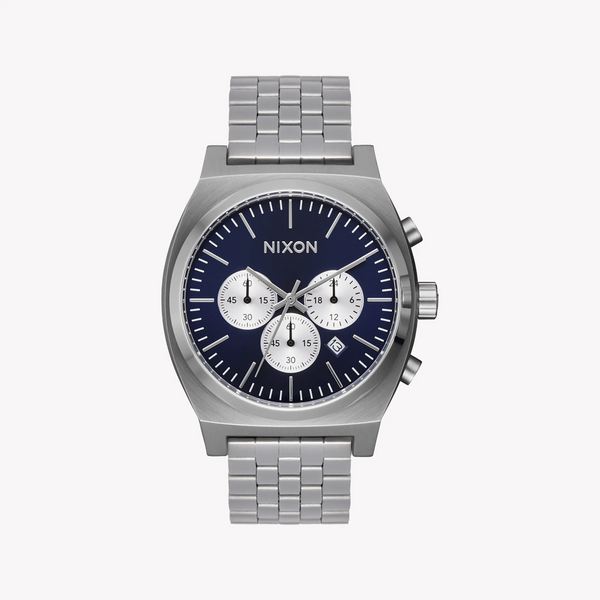 Nixon Unisex's Silver, Blue Stainless Watch | A972-5327 by i-watch