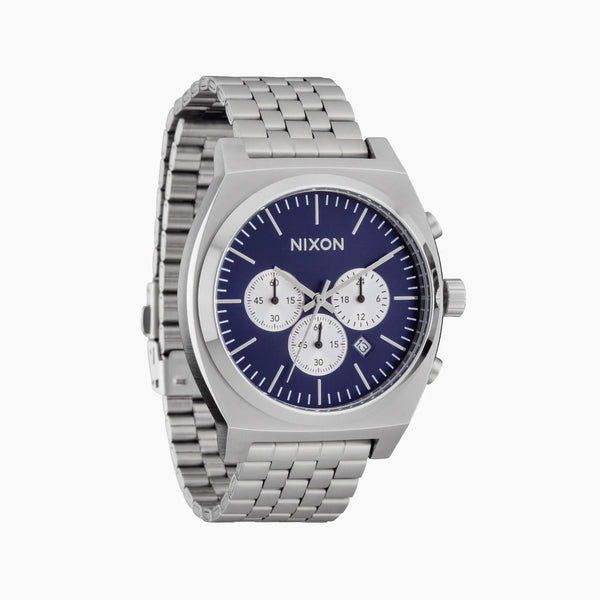 Nixon Unisex's Silver, Blue Stainless Watch | A972-5327 by i-watch